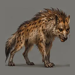 ★ Duskfang Hyena, side view