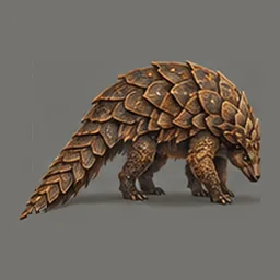Ashroot Pangolin, side view