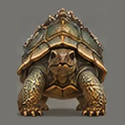 Brineback Tortoise, front view