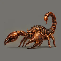 Clayclaw Scorpion, side view