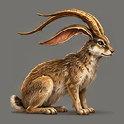 Dewhorn Hare, side view