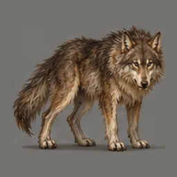 Marsh Wolf, side view