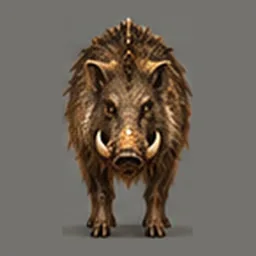 Orchard Boar, front view