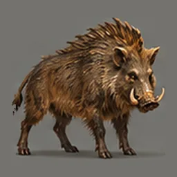 Orchard Boar, side view
