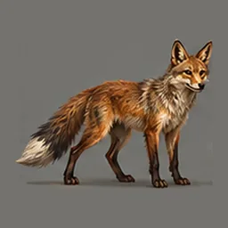 Reed Fox, side view