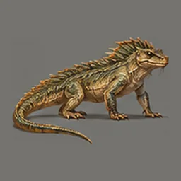 Reedscale Lizard, side view