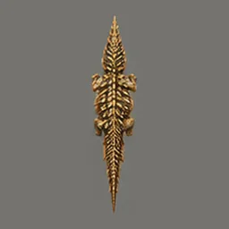 Reedscale Lizard, top view