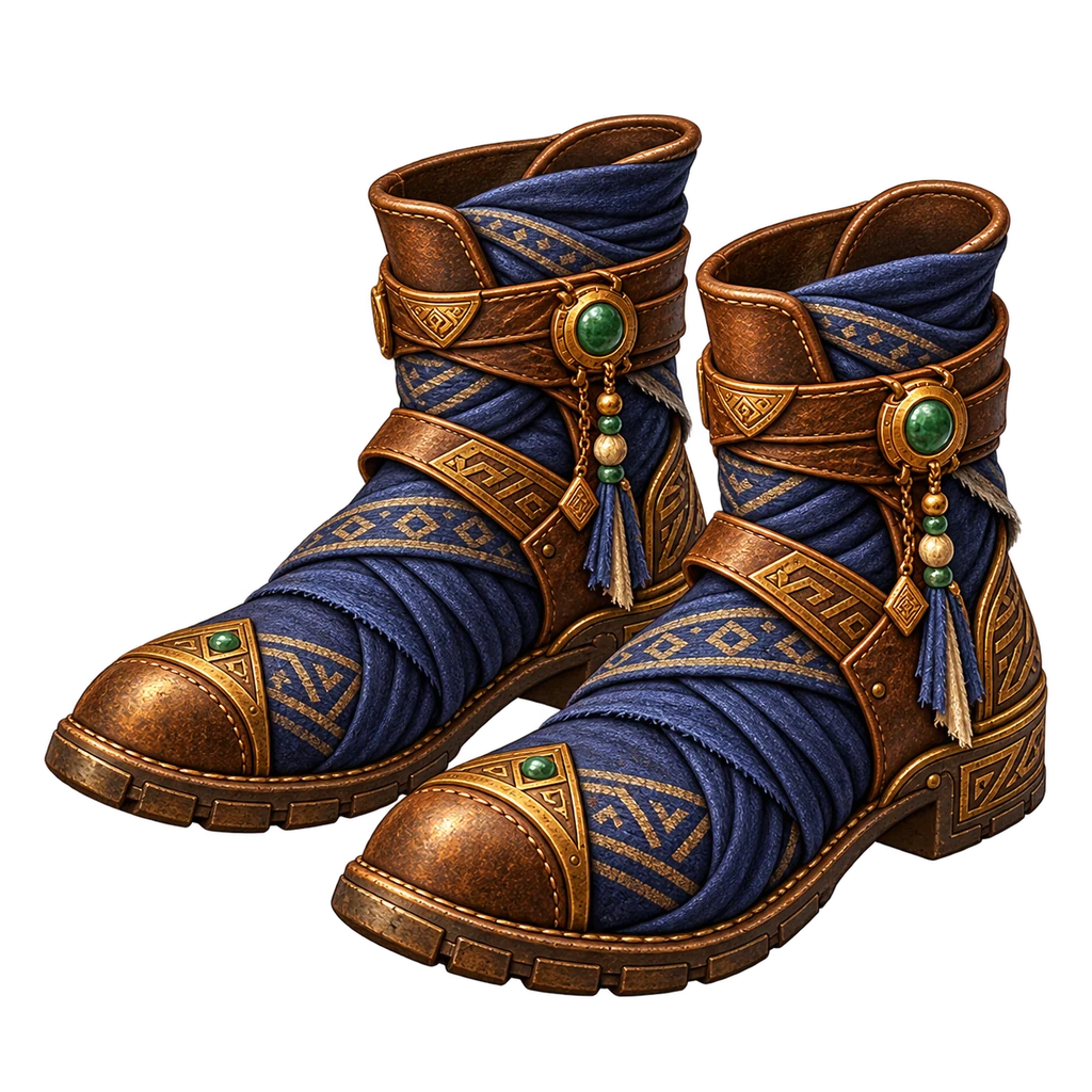 Pilgrim Slippers, concept reference